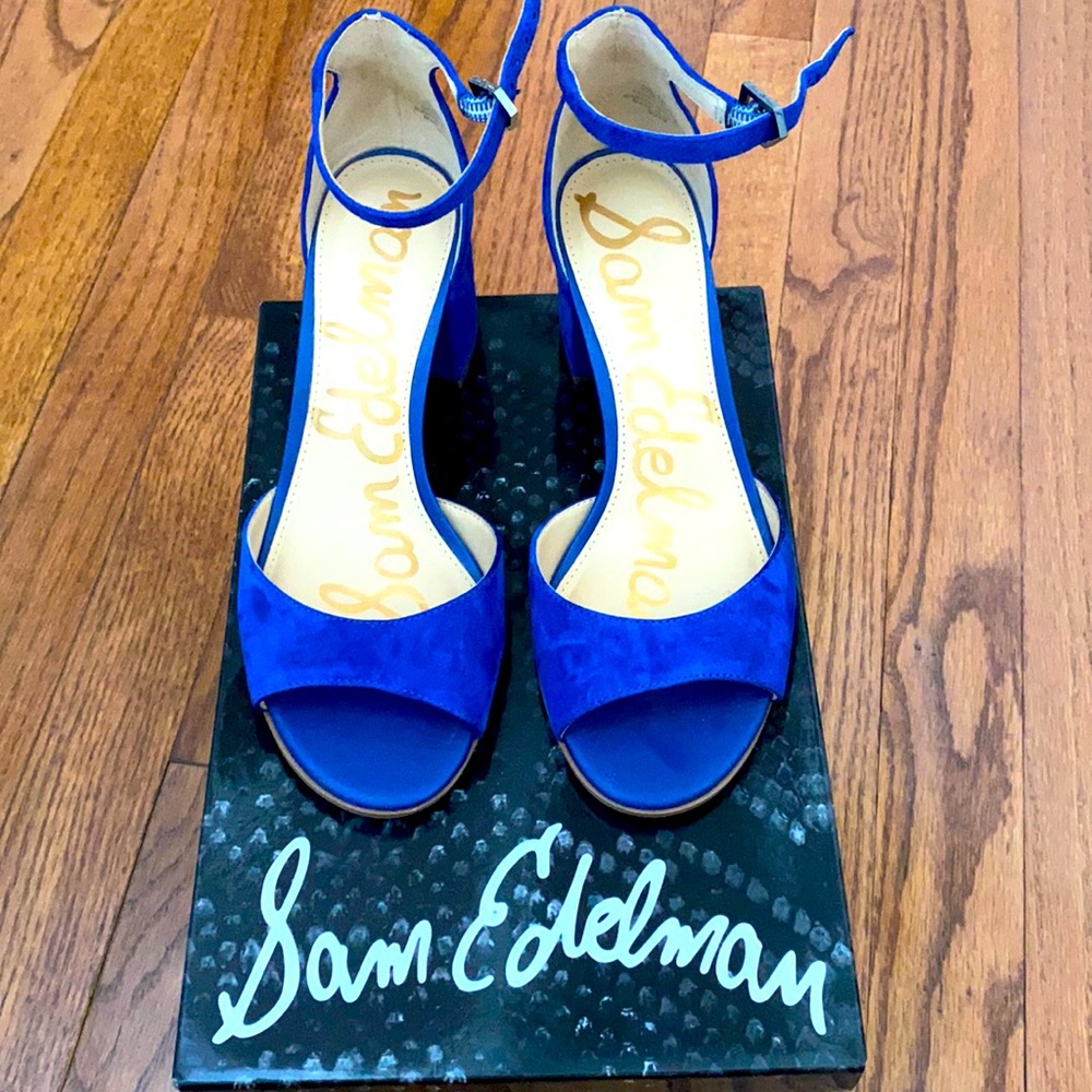Sam Edelman Royal Blue suede